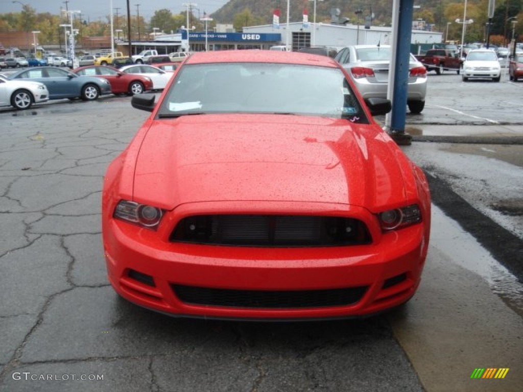 2013 Mustang V6 Coupe - Race Red / Charcoal Black photo #3