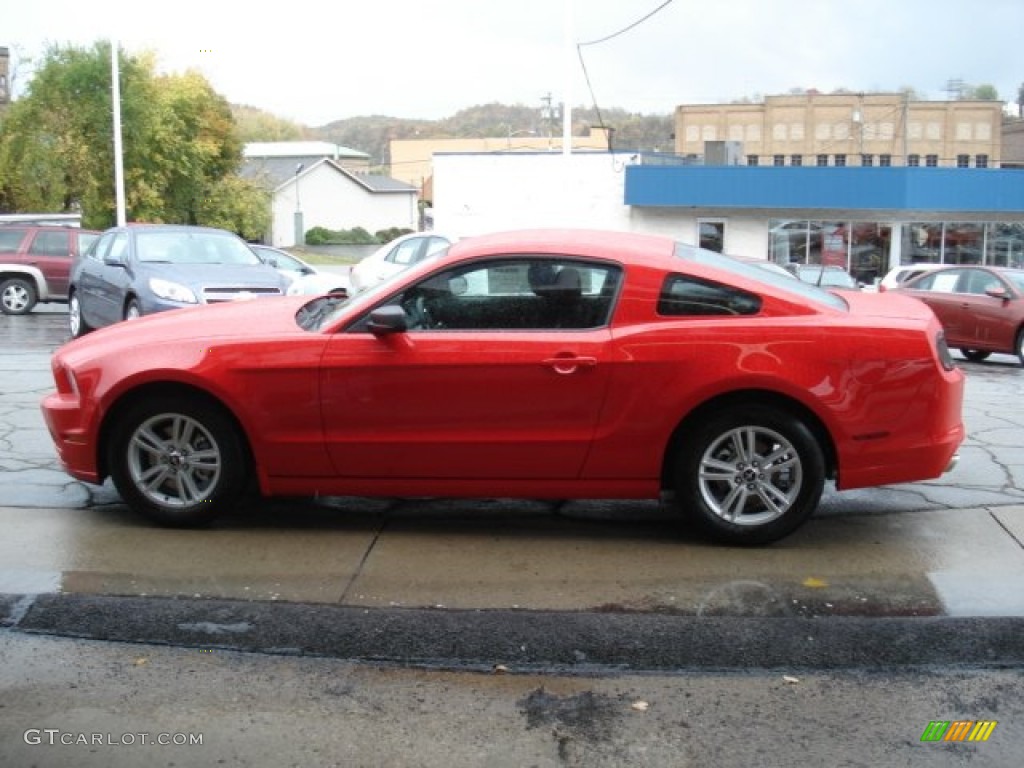 2013 Mustang V6 Coupe - Race Red / Charcoal Black photo #5