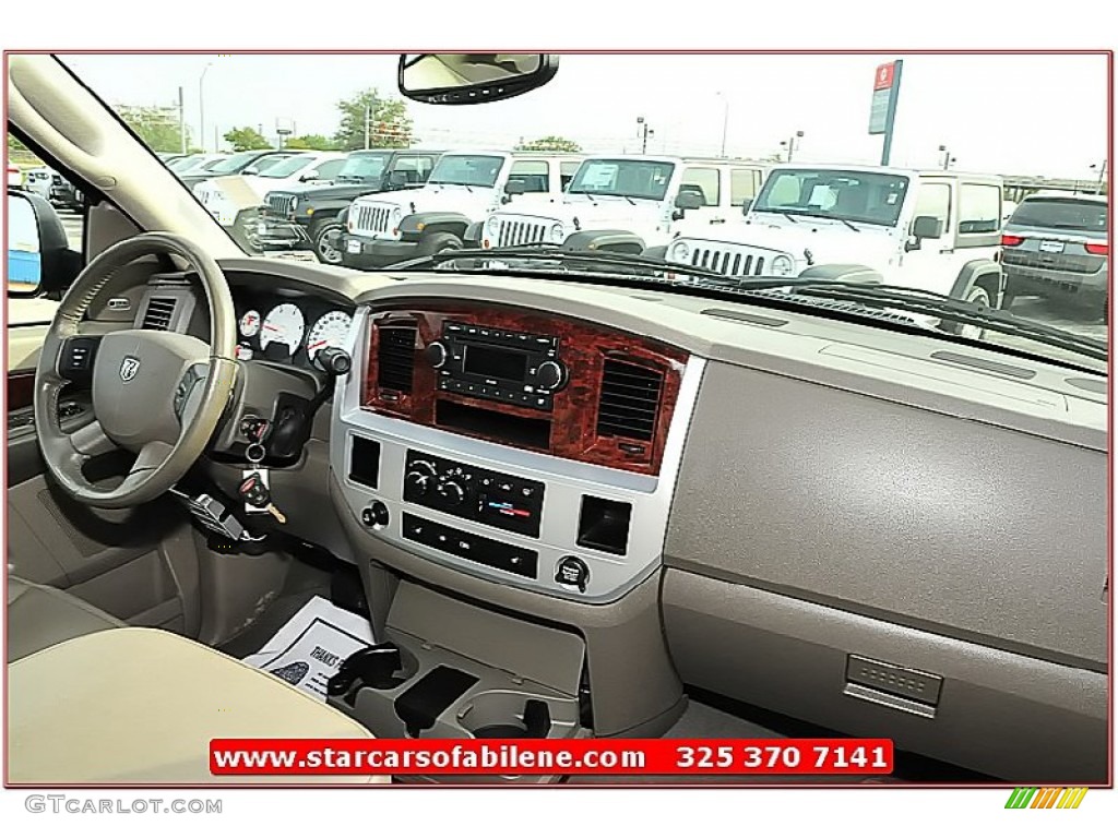 2009 Ram 3500 Laramie Mega Cab Dually - Light Khaki Metallic / Khaki photo #31
