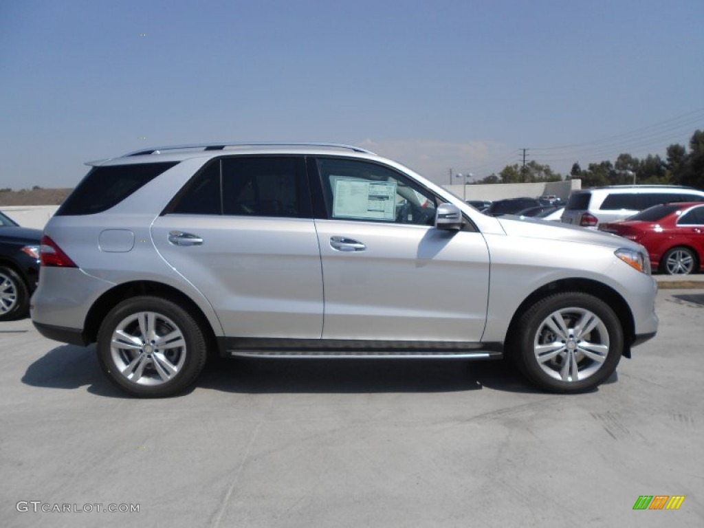 Iridium Silver Metallic 2013 Mercedes-Benz ML 350 4Matic Exterior Photo #72219712