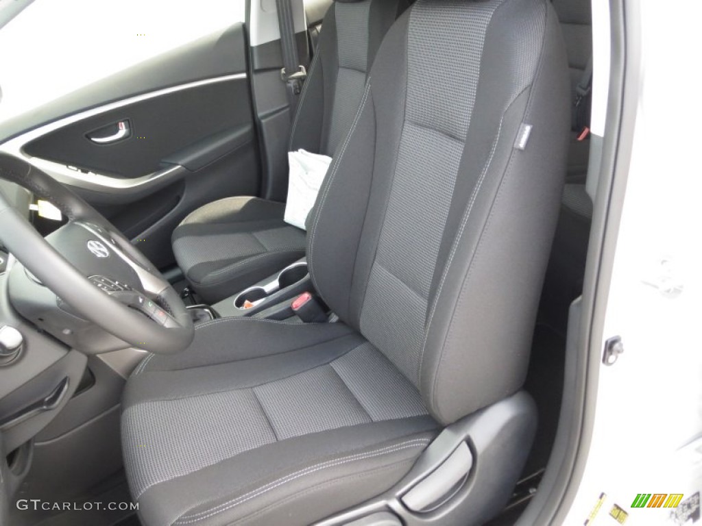 2013 Elantra GT - Shimmering Air Silver / Black photo #21