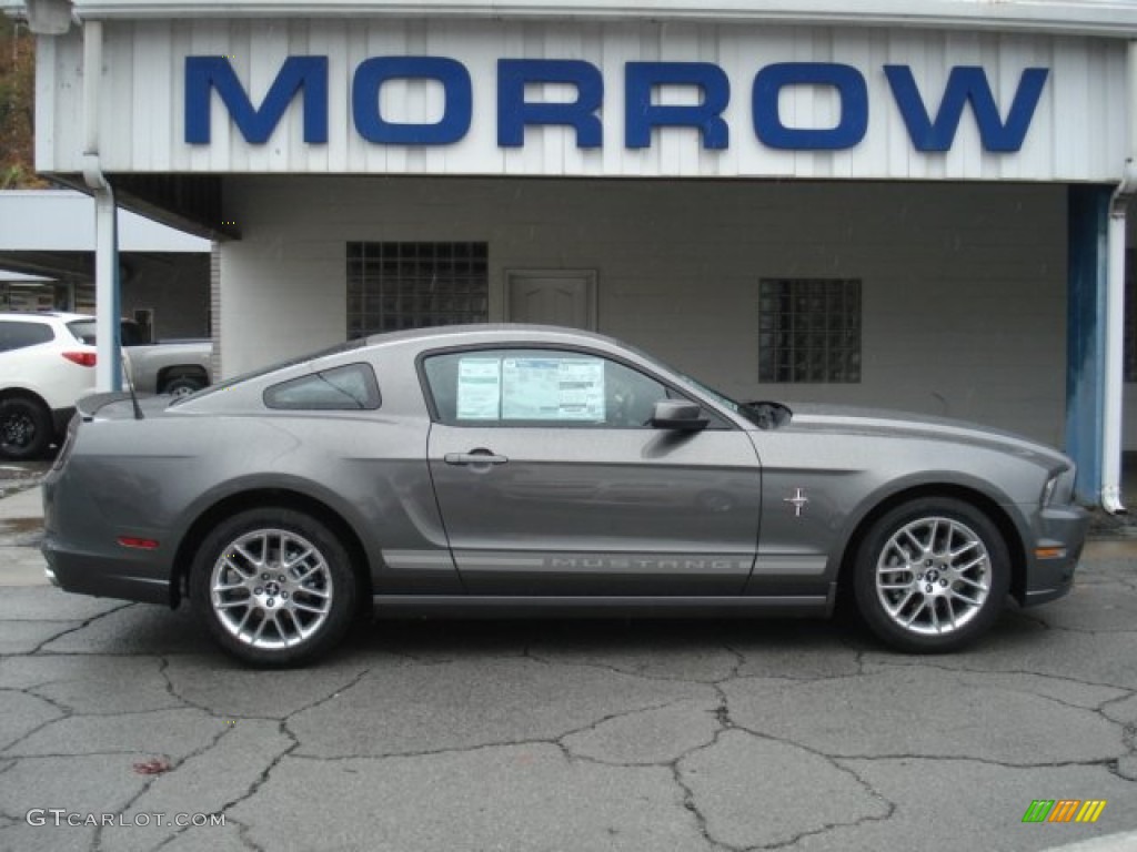 2013 Sterling Gray Metallic Ford Mustang V6 Premium Coupe 72203773