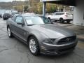 2013 Sterling Gray Metallic Ford Mustang V6 Premium Coupe  photo #2