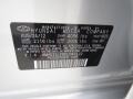  2013 Elantra GT Shimmering Air Silver Color Code N3S