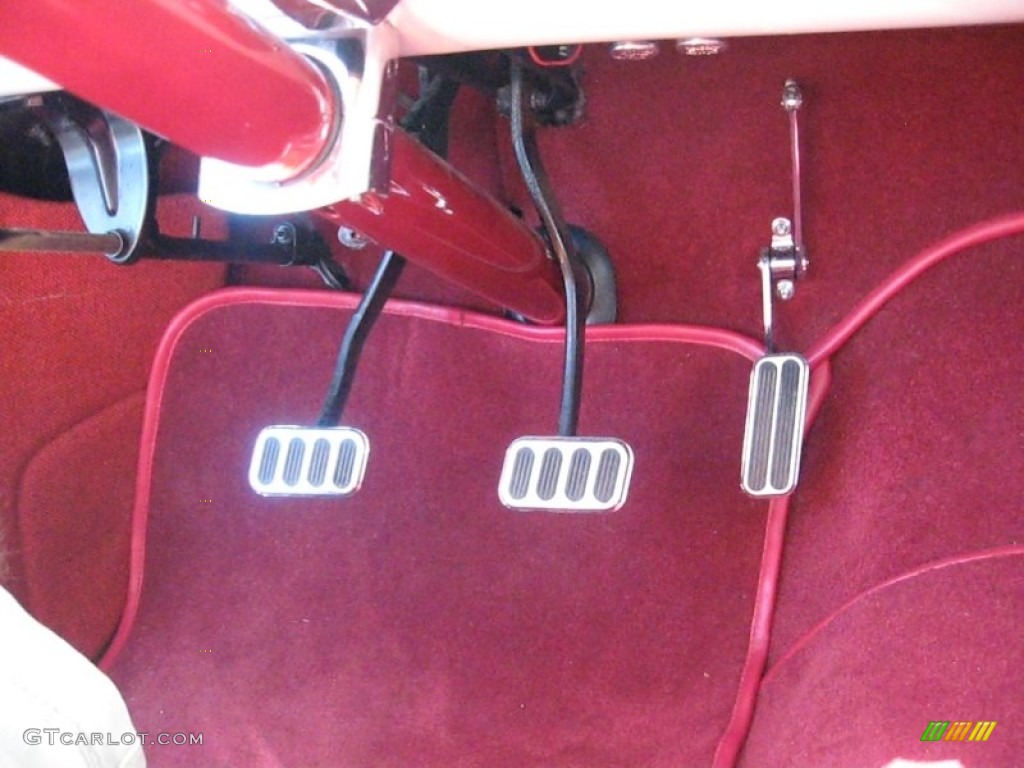 1955 Montclair 2 Door Coupe - Burgandy Metallic / Deep Red/Pearl White photo #28