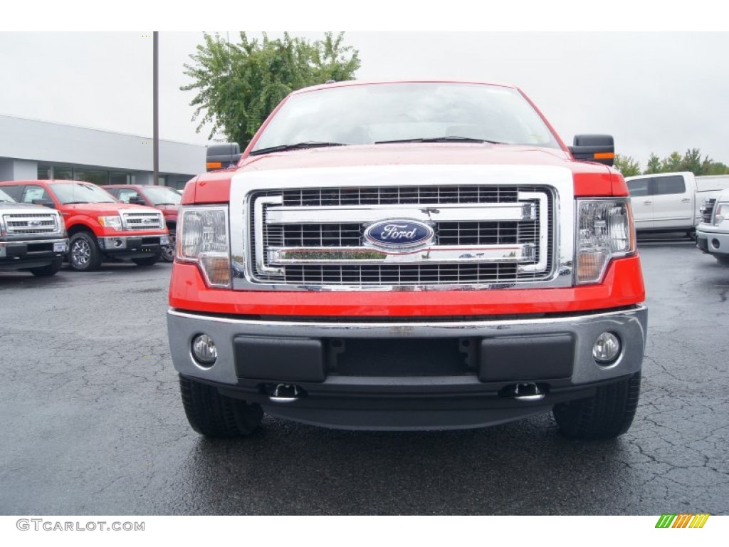 2013 F150 XLT SuperCab 4x4 - Race Red / Adobe photo #7