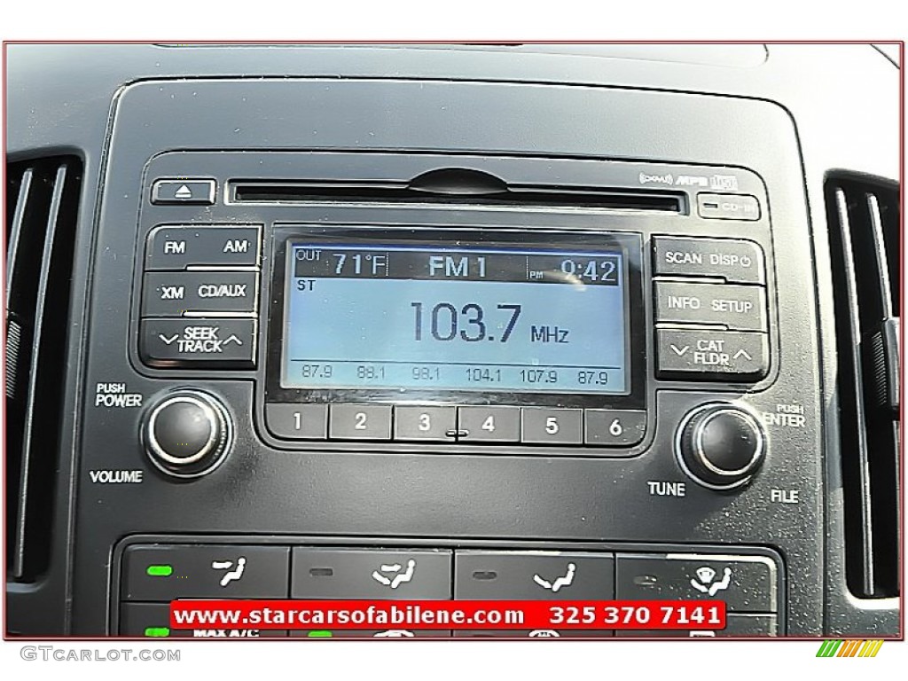 2009 Elantra Touring - Black Pearl / Beige photo #28
