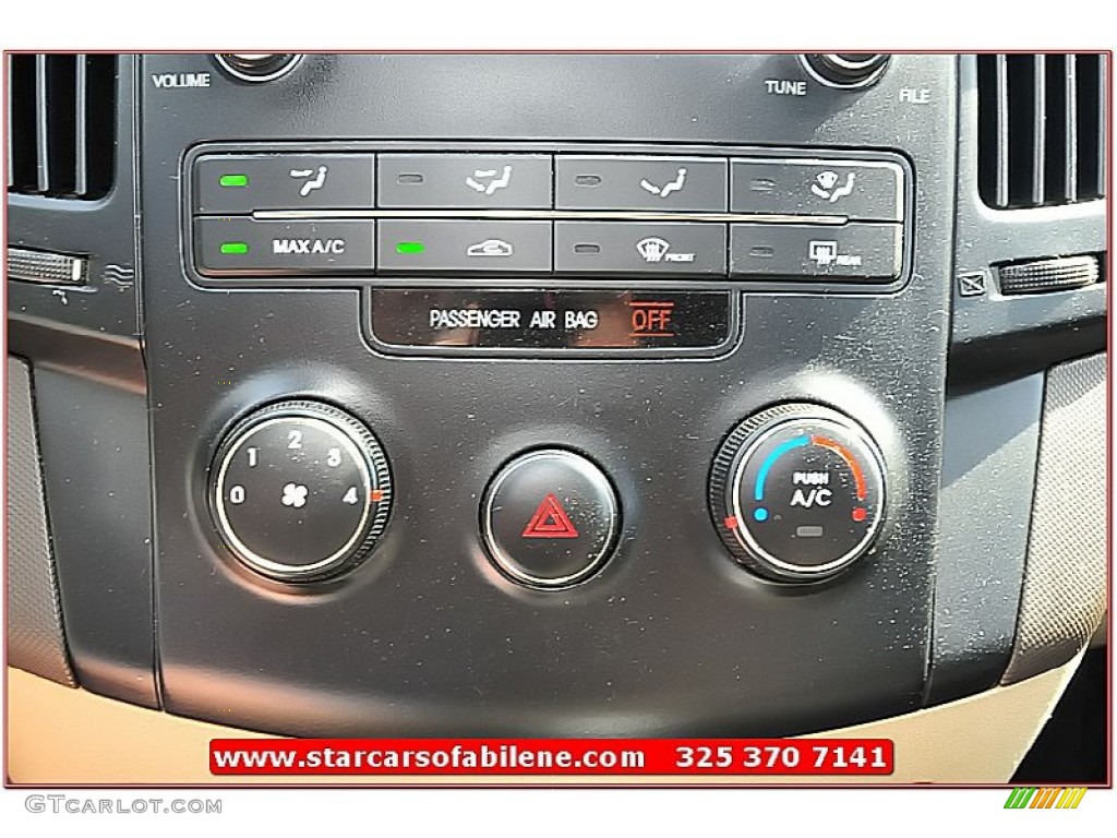 2009 Elantra Touring - Black Pearl / Beige photo #29