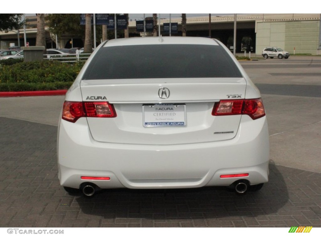 2012 TSX Special Edition Sedan - Bellanova White Pearl / Ebony photo #4