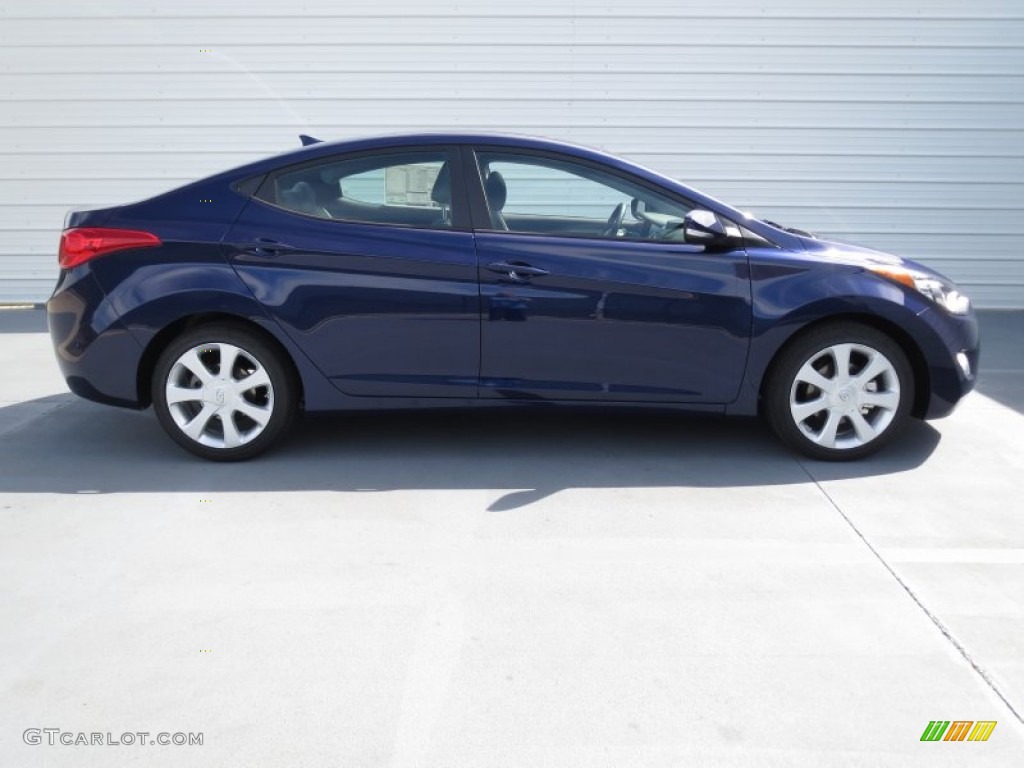 Indigo Night 2013 Hyundai Elantra Limited Exterior Photo #72221669