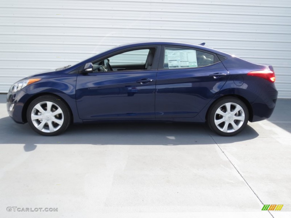 Indigo Night 2013 Hyundai Elantra Limited Exterior Photo #72221736