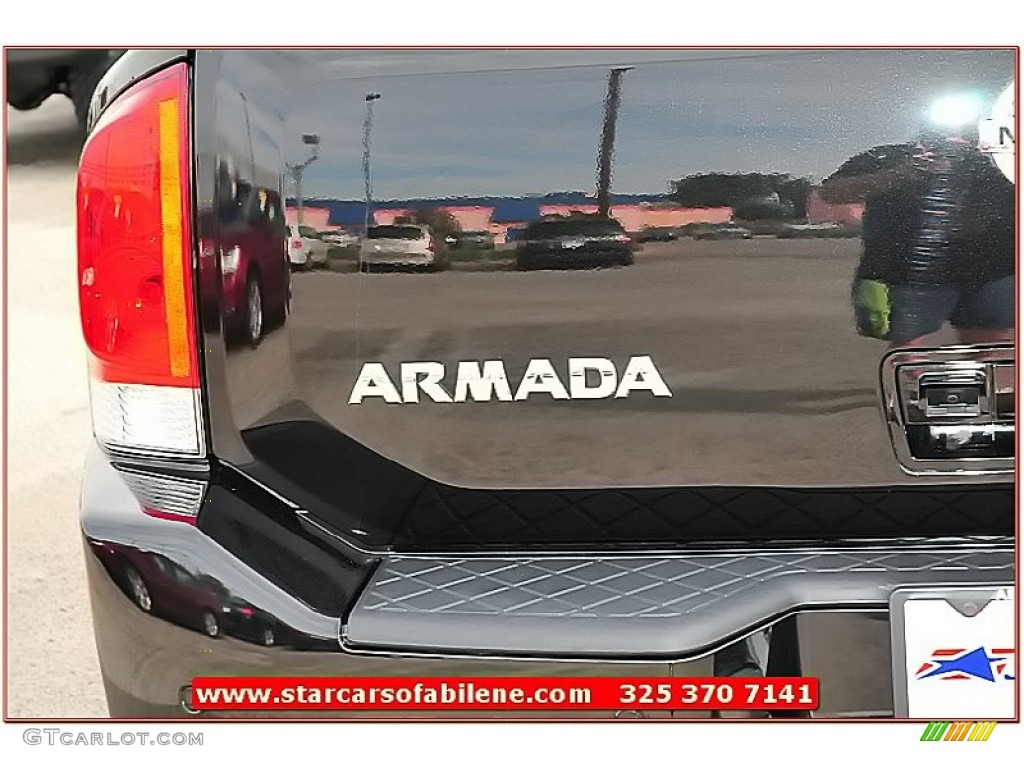 2012 Armada SV 4WD - Galaxy Black / Charcoal photo #5