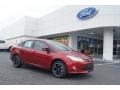 Ruby Red 2013 Ford Focus SE Sedan Exterior