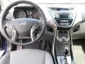 Gray 2013 Hyundai Elantra Limited Dashboard