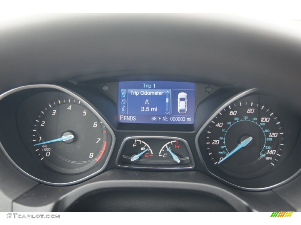 2013 Ford Focus SE Sedan Gauges Photo #72222665