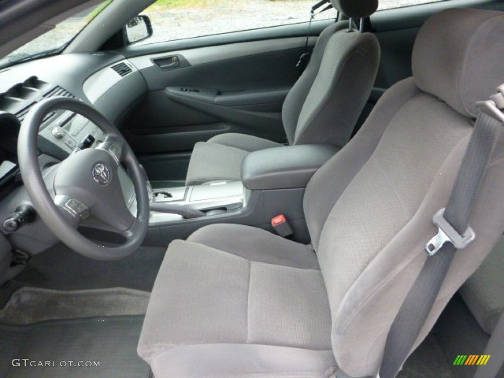 Dark Stone Interior 2007 Toyota Solara SE Coupe Photo #72222968