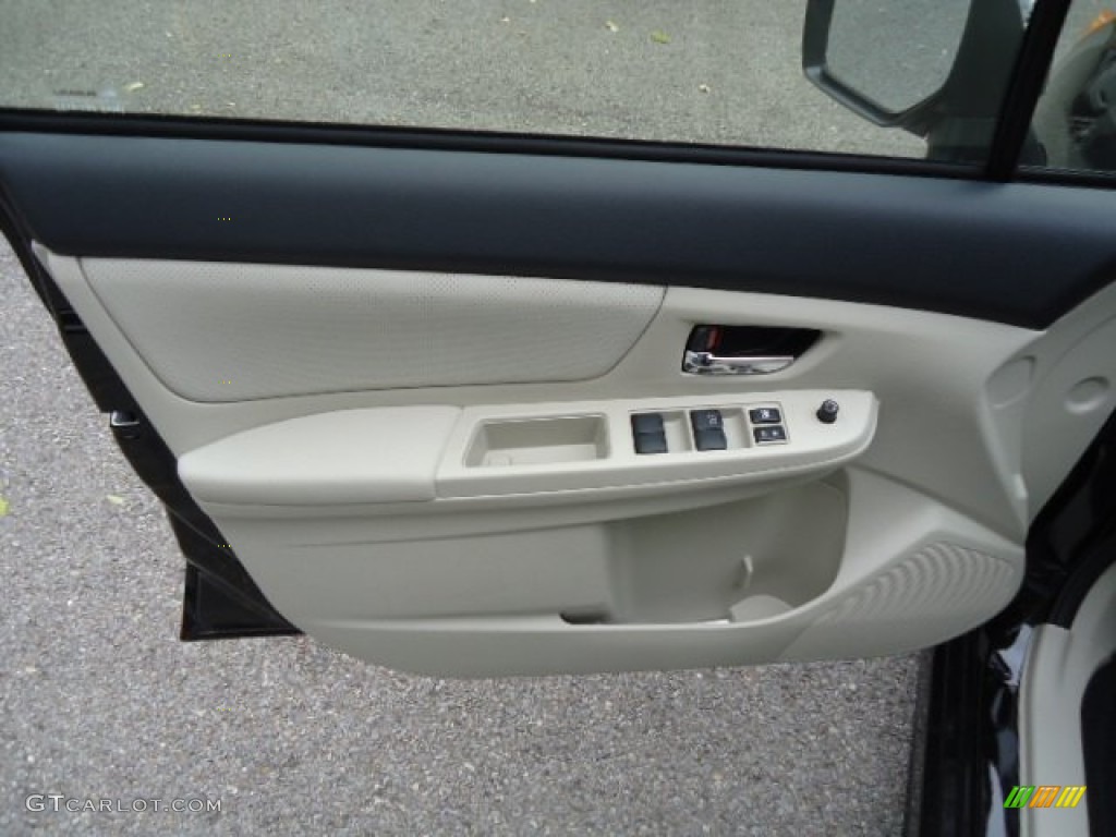 2013 Subaru Impreza 2.0i Sport Limited 5 Door Ivory Door Panel Photo #72223031