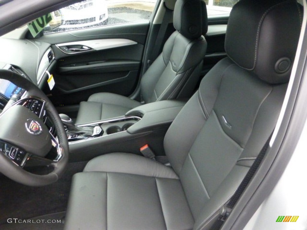 Jet Black/Jet Black Accents Interior 2013 Cadillac ATS 3.6L Luxury AWD Photo #72223413