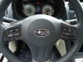 Ivory 2013 Subaru Impreza 2.0i Limited 5 Door Steering Wheel