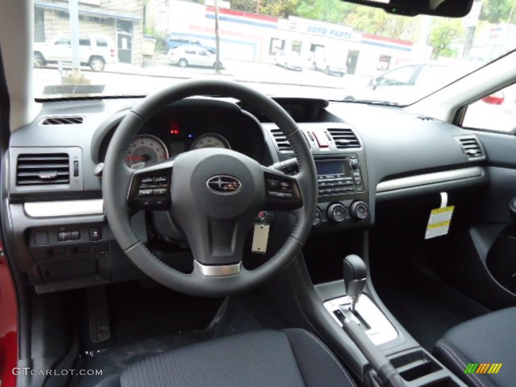 2013 Subaru Impreza 2.0i Sport Premium 5 Door Black Dashboard Photo #72224420