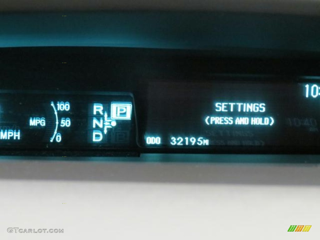 2011 Prius Hybrid III - Classic Silver Metallic / Misty Gray photo #13