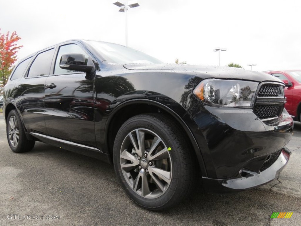 Brilliant Black Crystal Pearl 2013 Dodge Durango R/T Exterior Photo #72225065
