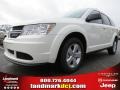 2013 White Dodge Journey SE  photo #1