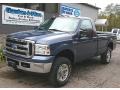 Medium Wedgewood Blue Metallic 2005 Ford F250 Super Duty XLT Regular Cab 4x4