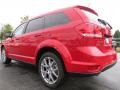 Bright Red 2013 Dodge Journey R/T Exterior