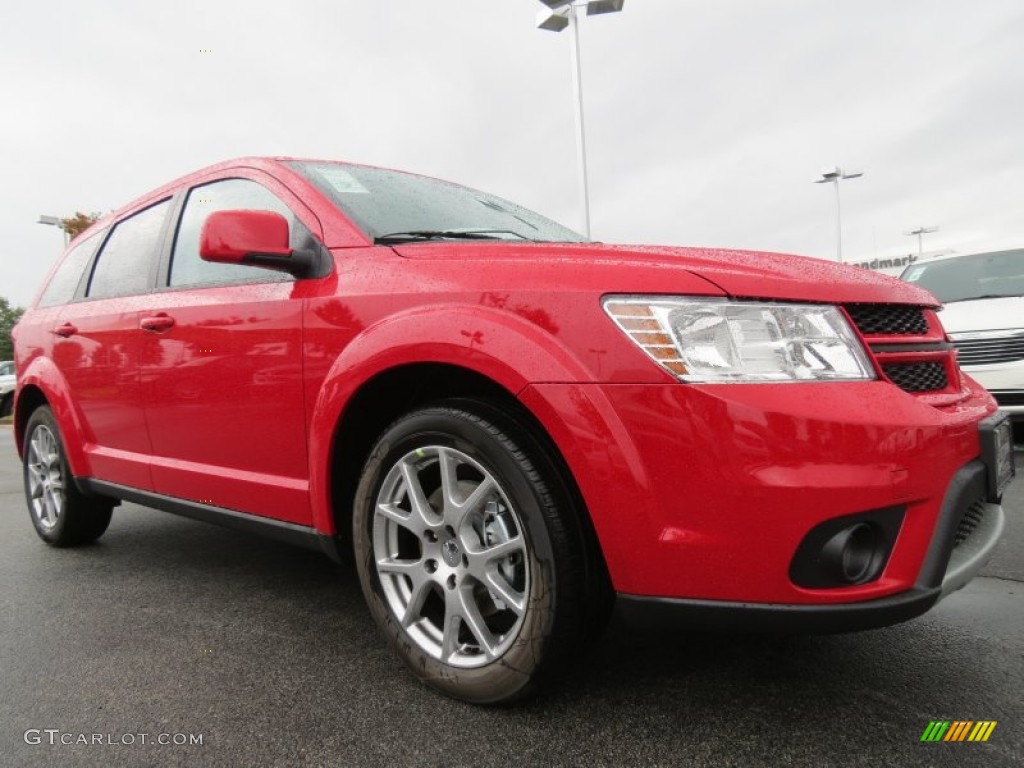 Bright Red 2013 Dodge Journey R/T Exterior Photo #72228018