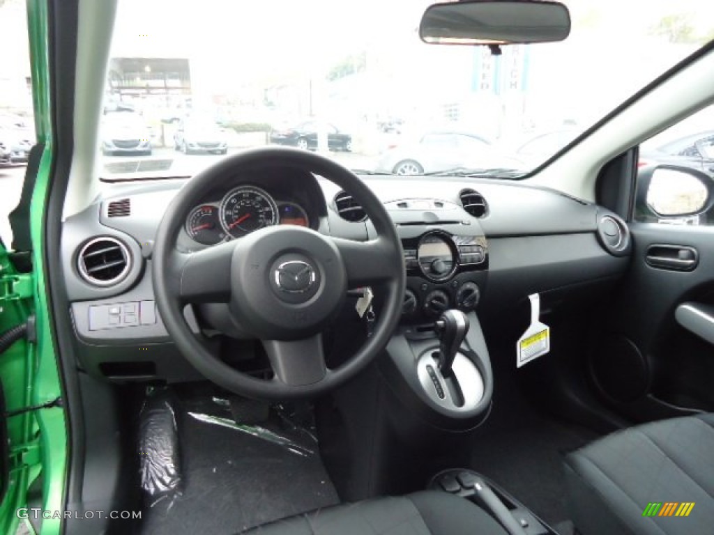 Black Interior 2013 Mazda MAZDA2 Sport Photo #72228680