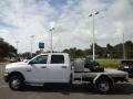 2011 Bright White Dodge Ram 3500 HD ST Crew Cab Flat Bed  photo #2