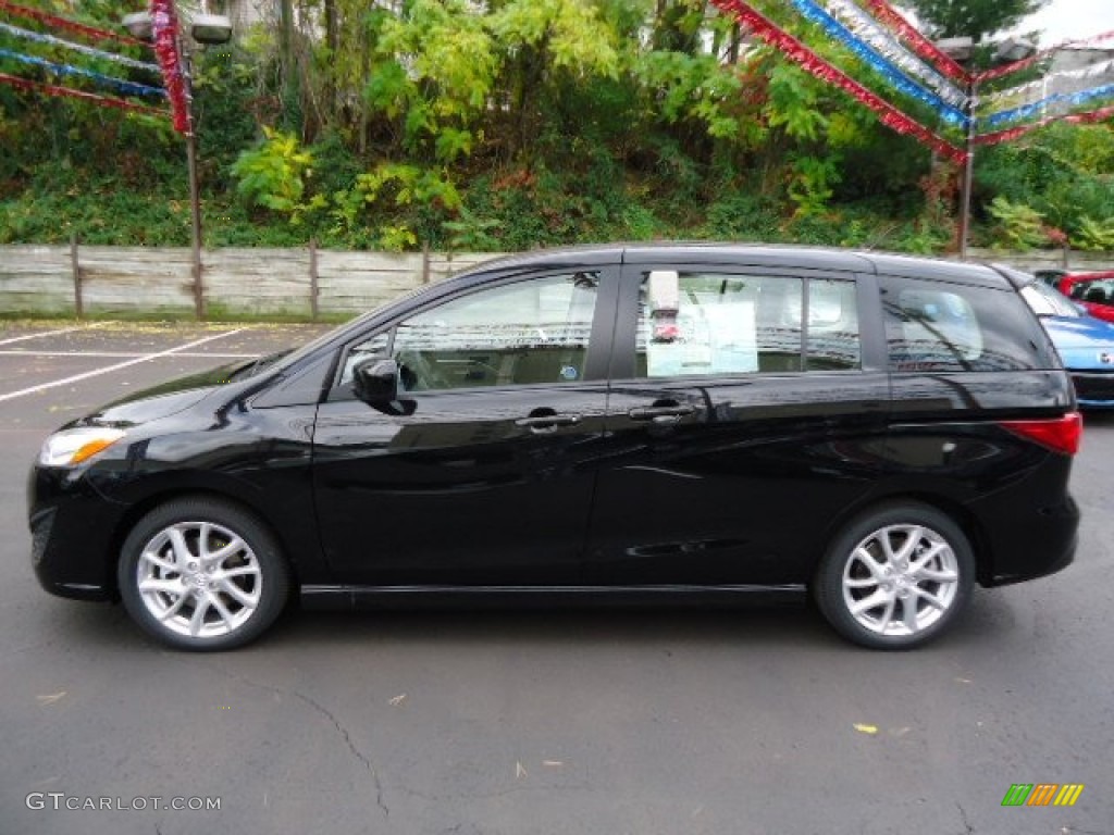 2012 MAZDA5 Touring - Brilliant Black / Black photo #2