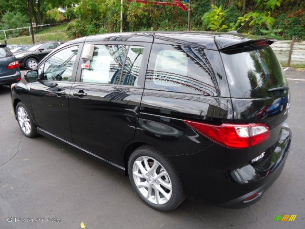 2012 MAZDA5 Touring - Brilliant Black / Black photo #3