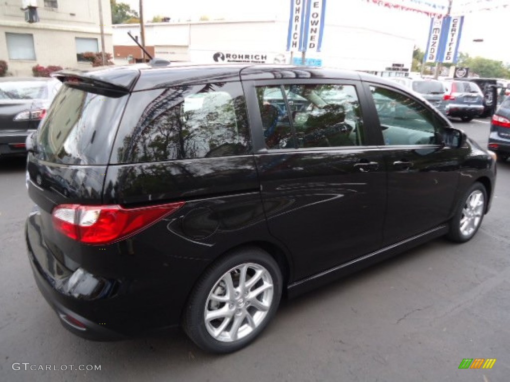 2012 MAZDA5 Touring - Brilliant Black / Black photo #5