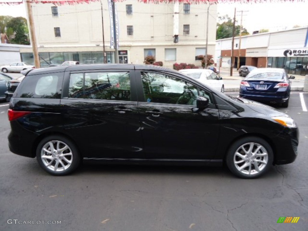 2012 MAZDA5 Touring - Brilliant Black / Black photo #6