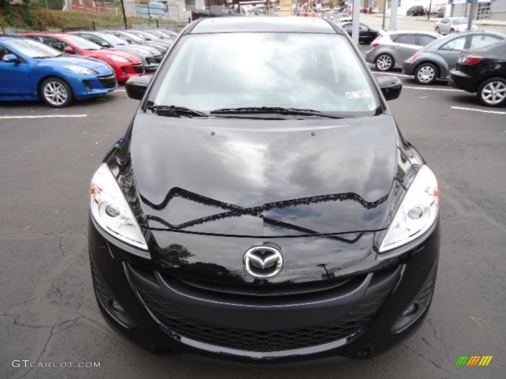 2012 MAZDA5 Touring - Brilliant Black / Black photo #8