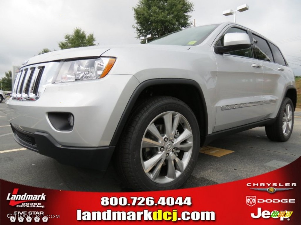 2013 Grand Cherokee Laredo 4x4 - Bright Silver Metallic / Black photo #1