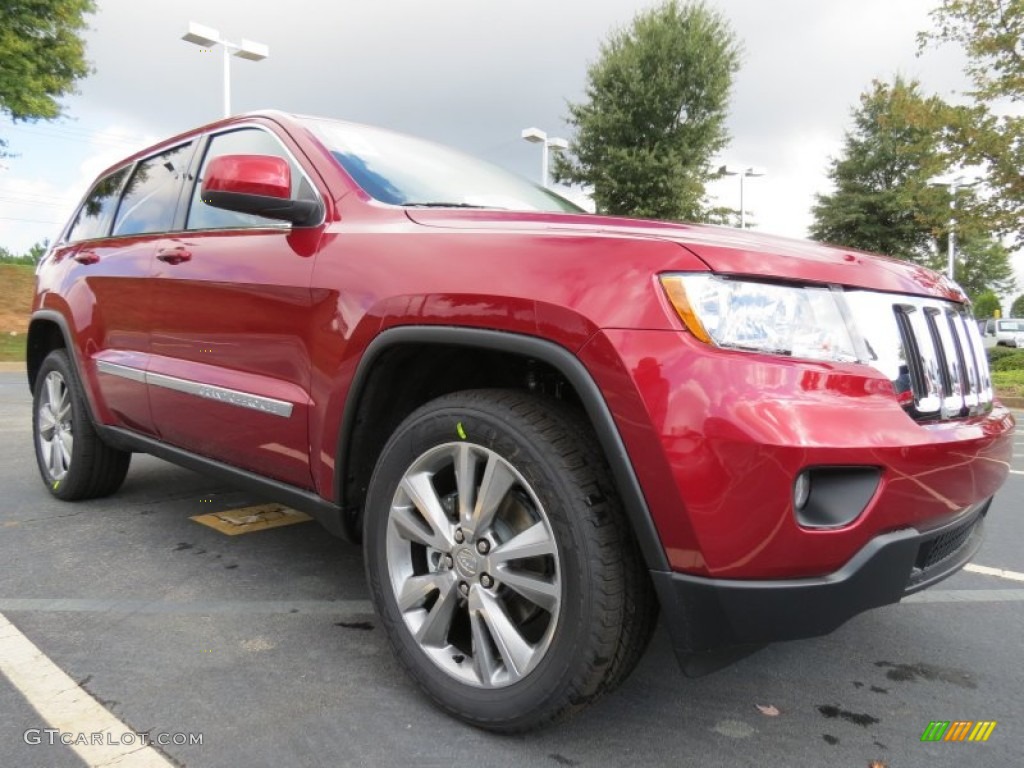 Deep Cherry Red Crystal Pearl 2013 Jeep Grand Cherokee Laredo 4x4 Exterior Photo #72231044