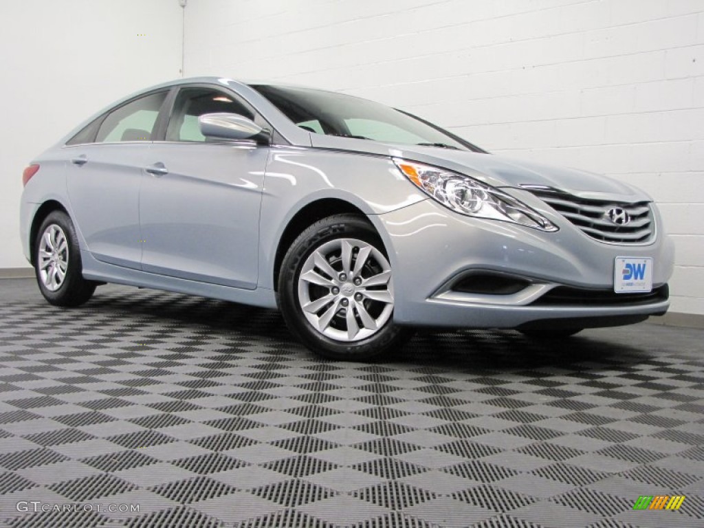 2012 Sonata GLS - Iridescent Silver Blue Pearl / Gray photo #1