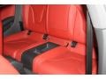Black/Magma Red Silk Nappa Leather Rear Seat Photo for 2011 Audi S5 #72231391