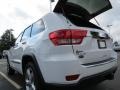 2013 Bright White Jeep Grand Cherokee Overland 4x4  photo #8