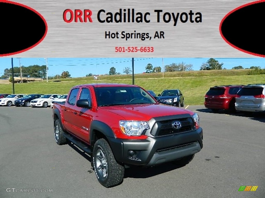 2013 Tacoma TSS Prerunner Double Cab - Barcelona Red Metallic / Graphite photo #1