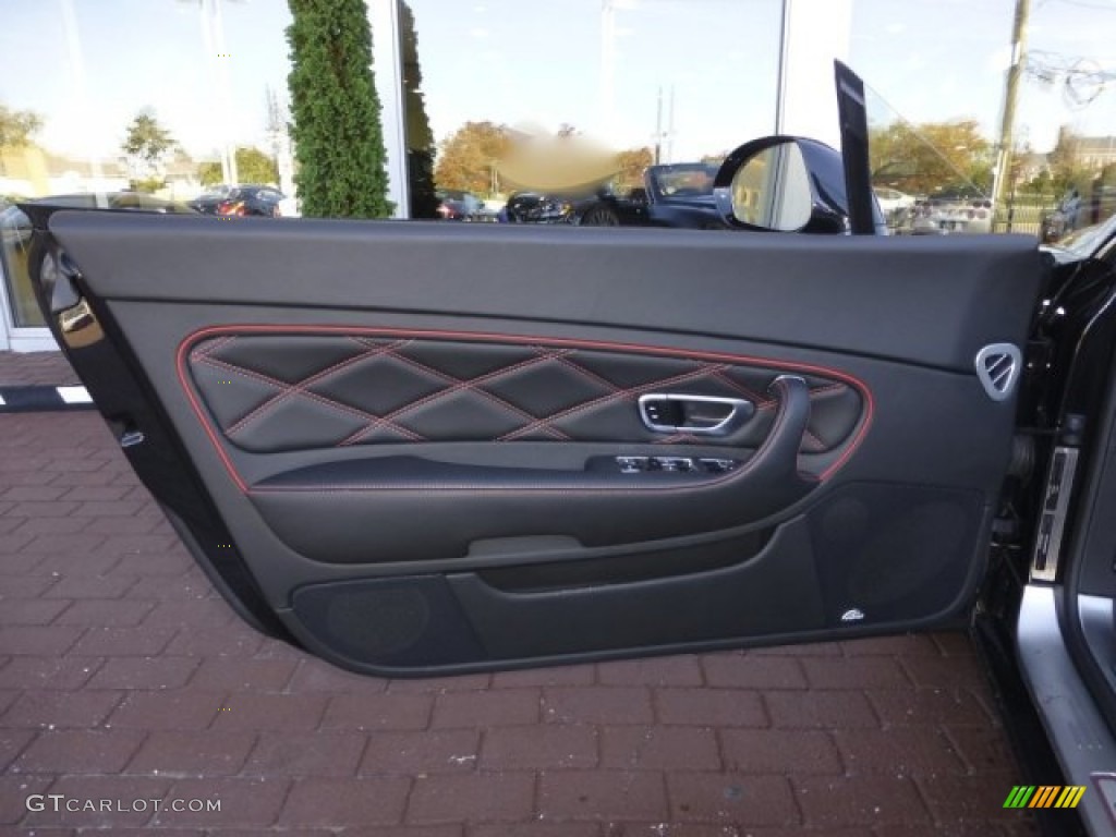 2011 Bentley Continental GTC Speed 80-11 Edition Beluga Door Panel Photo #72232319