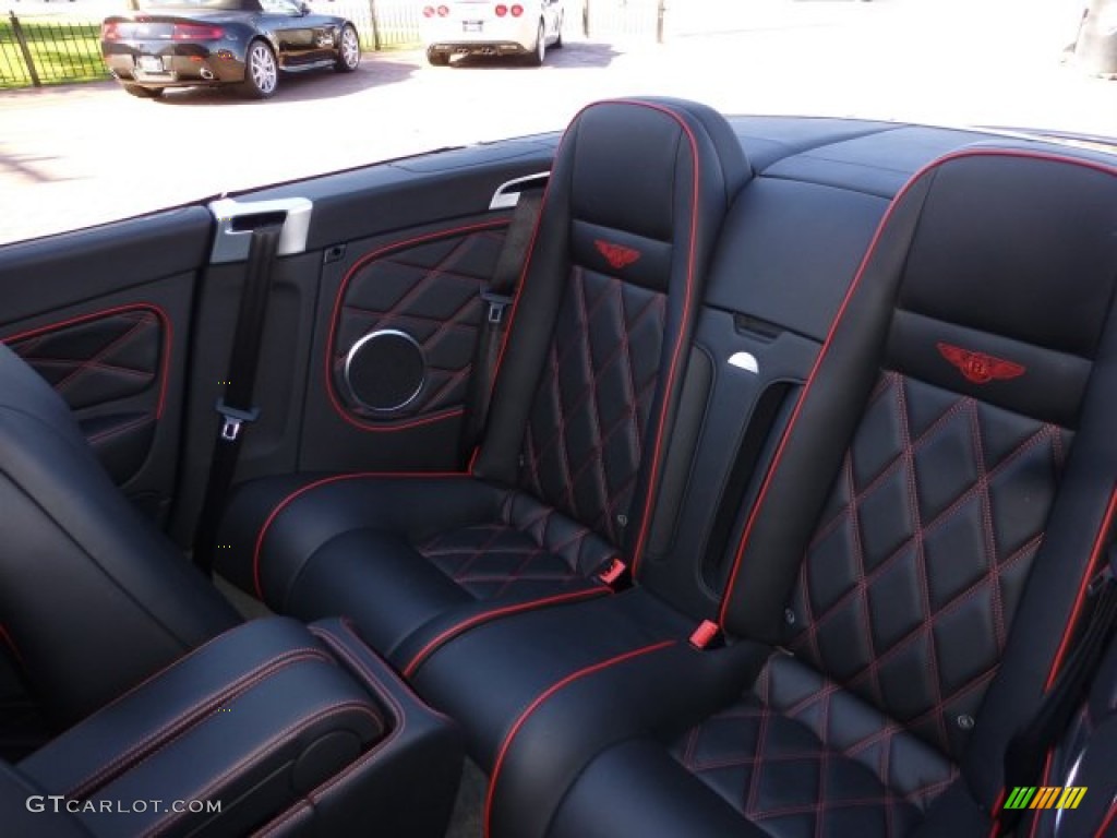 2011 Bentley Continental GTC Speed 80-11 Edition Rear Seat Photo #72232736