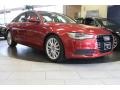 Garnet Red Pearl Effect 2013 Audi A6 2.0T Sedan