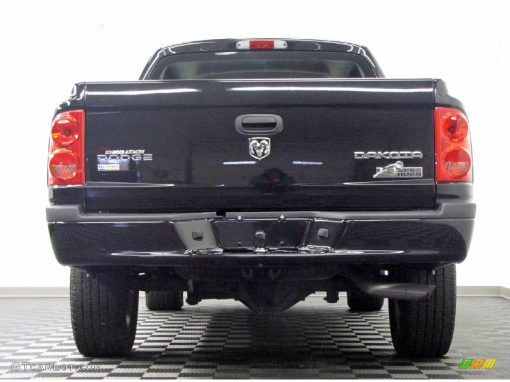 Brilliant Black Crystal Pearl 2011 Dodge Dakota Big Horn Crew Cab 4x4 Exterior Photo #72232871