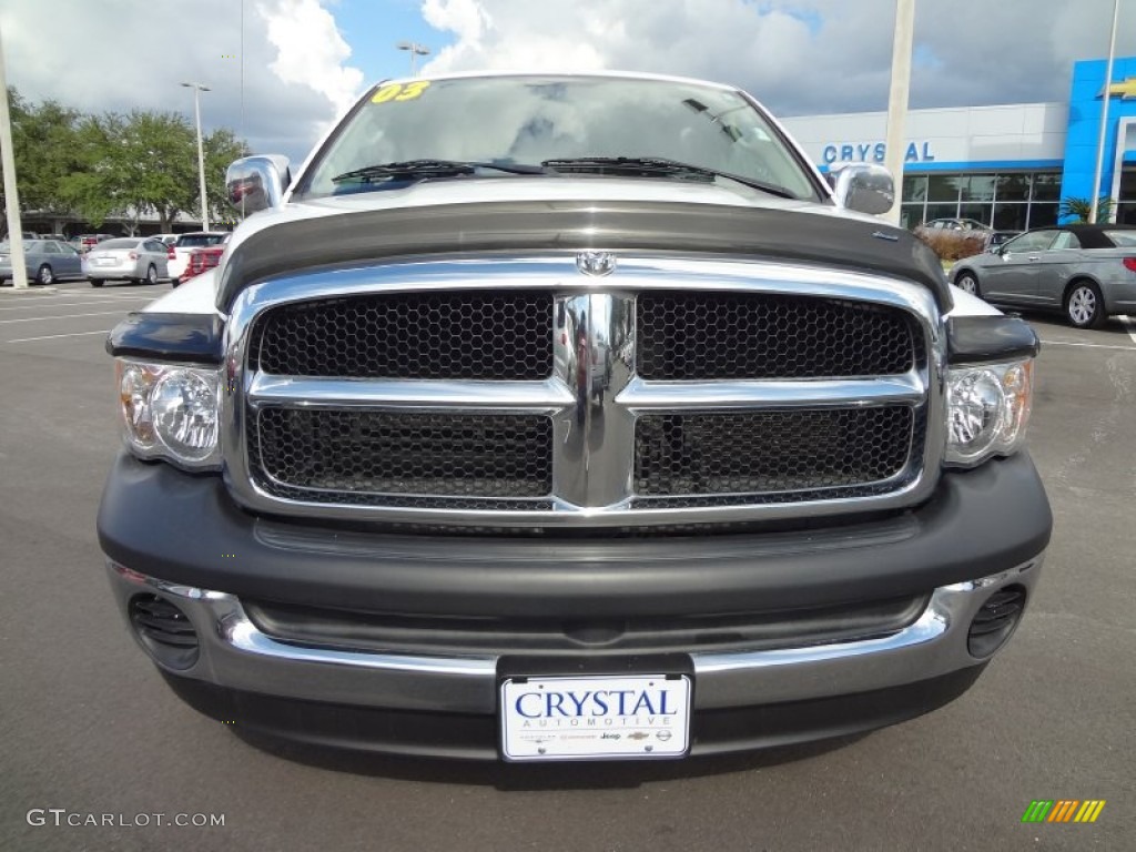 2003 Ram 1500 ST Regular Cab - Bright White / Dark Slate Gray photo #12