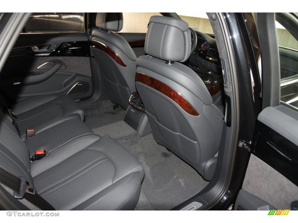 2013 Audi A8 L 4.0T quattro Rear Seat Photo #72233723