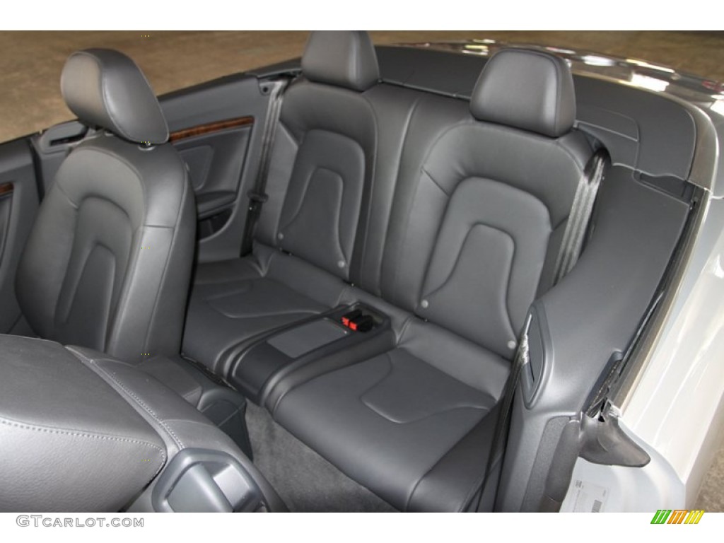 Black Interior 2013 Audi A5 2.0T quattro Cabriolet Photo #72234158